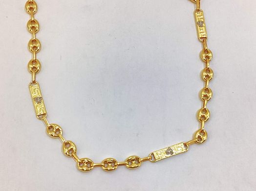 corrente ouro 18k con sem pedra 30cm 