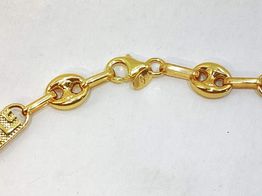 corrente ouro 18k con sem pedra 30cm 