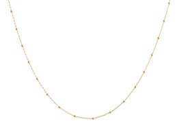 cadena oro 18k maciza bola