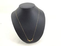 cadena oro 18k con circonita 22cm 