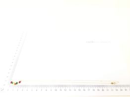 cadena oro 18k con circonita 22cm 