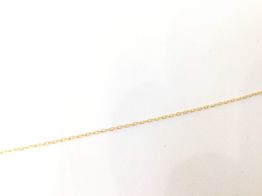 cadena oro 18k con circonita 22cm 