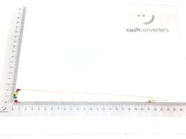 cadena oro 18k con circonita 22cm 