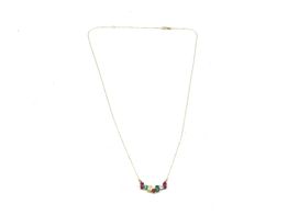 cadena oro 18k con circonita 22cm 