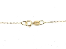 cadena oro 18k con circonita 22cm 