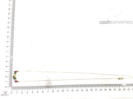 cadena oro 18k con circonita 22cm 