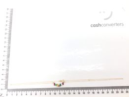 cadena oro 18k con circonita 22cm 