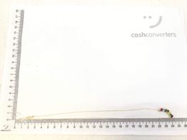 cadena oro 18k con circonita 22cm 