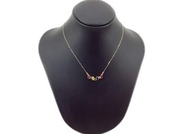 cadena oro 18k con circonita 22cm 