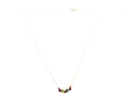 cadena oro 18k con circonita 22cm 
