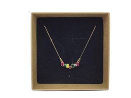 cadena oro 18k con circonita 22cm 