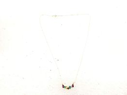 cadena oro 18k con circonita 22cm 