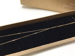 cadena oro 18k con circonita 22cm 