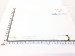 cadena oro 18k con circonita 22cm 