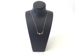 cadena oro 18k con circonita 22cm 