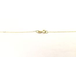 cadena oro 18k con circonita 22cm 