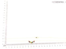 cadena oro 18k con circonita 22cm 