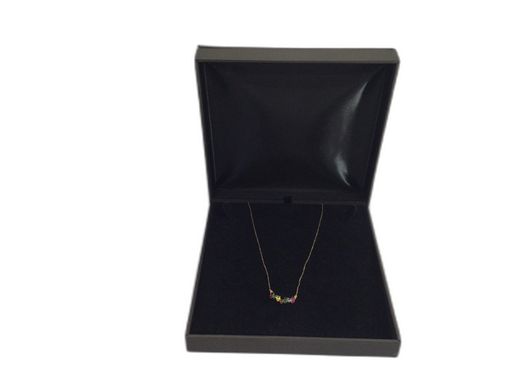cadena oro 18k con circonita 22cm 