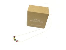 cadena oro 18k con circonita 22cm 
