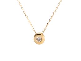 cadena oro 18k con diamante 22.5cm 