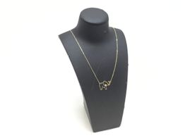 cadena oro 18k con circonita 22cm 