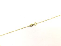 cadena oro 18k con circonita 22cm 