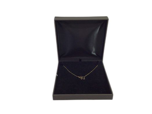 cadena oro 18k con circonita 22cm 