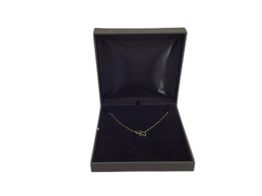 cadena oro 18k con circonita 22cm 
