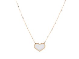 cadena oro 18k con nacar 22cm 