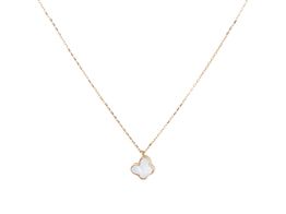 cadena oro 18k con nacar 22cm 