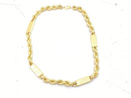 cadena oro 18k 30cm 