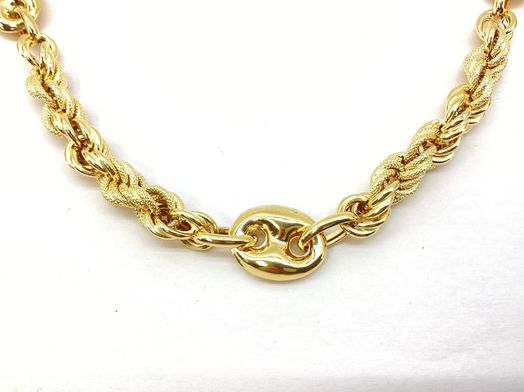 cadena oro 18k 30cm 