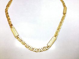 corrente ouro 18k con sem pedra 30cm 