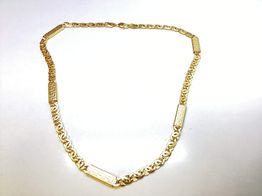 corrente ouro 18k con sem pedra 30cm 