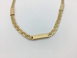 corrente ouro 18k con sem pedra 30cm 