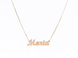 cadena oro 18k con circonita 21cm 