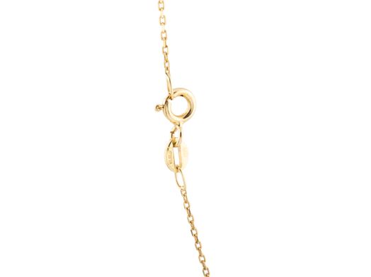 cadena oro 18k con circonita 21cm 