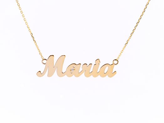 cadena oro 18k con circonita 21cm 