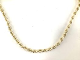 cadena oro 18k 35cm 