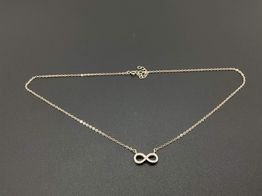 cadena plata 925mm con circonita 20cm 