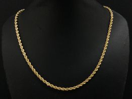 cadena oro 18k 30cm 