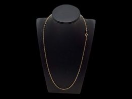 cadena oro 18k 25cm 
