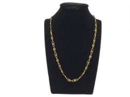 cadena oro 18k con circonita 20cm 