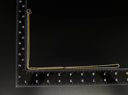 cadena oro 18k 35cm 