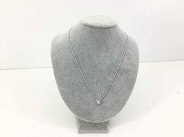 cadena oro 18k con diamante 22cm 