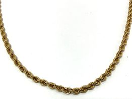 cadena oro 18k 27cm 