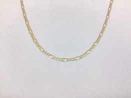 corrente ouro 18k con sem pedra 60cm 