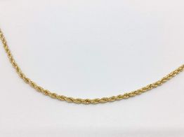 cadena oro 18k 27cm 