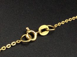 cadena oro 18k 28cm 