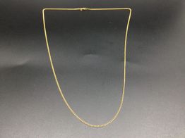cadena oro 18k 33cm 